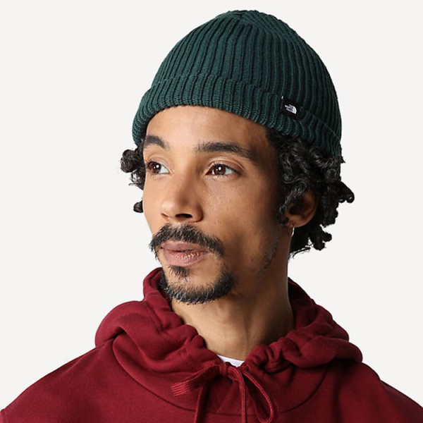 Шапка TNF Fisherman Beanie (one size; ponderosa green dark heather)